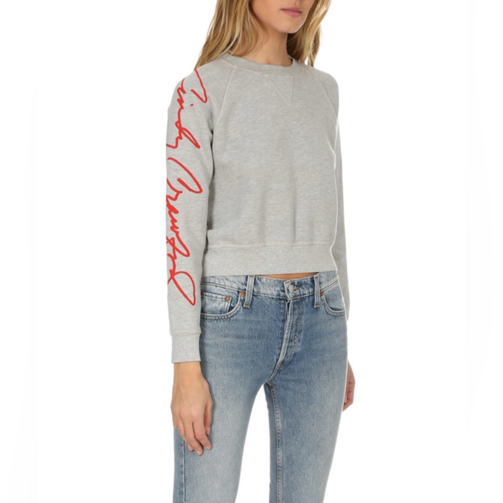RE DONE CINDY CRAWFORD Collab SWEATSHIRT SWEATER - HEATHER
GREY